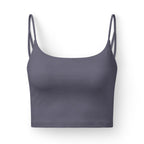 FELT Women's Strappy Sports Bra – Medium Support Crop Top