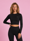 FELT Performance Active Long-Sleeve Crop Top